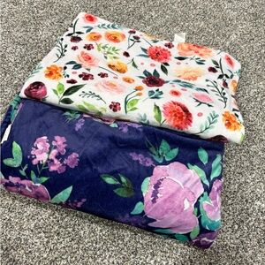 Baby girl minky blankets